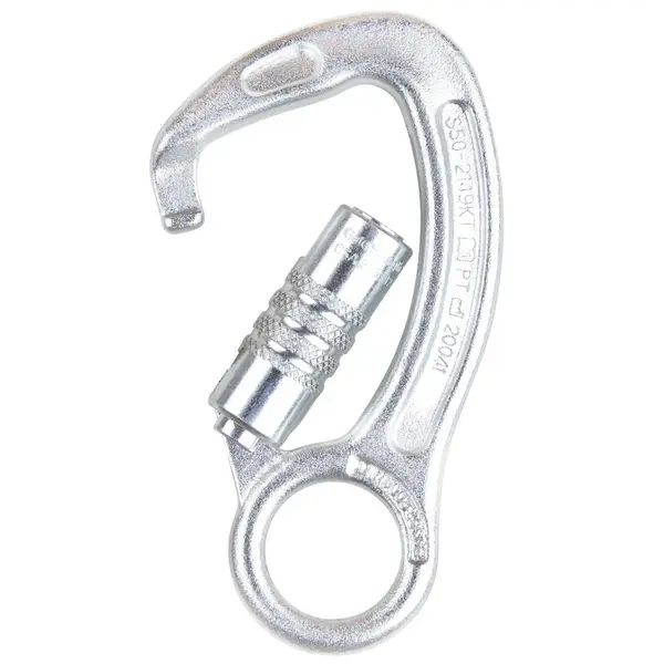 Carabiniera din otel Vertiqual COLORADO, culoarea gri - 40 kN, 314g, 139 77 mm Vertiqual, GRI