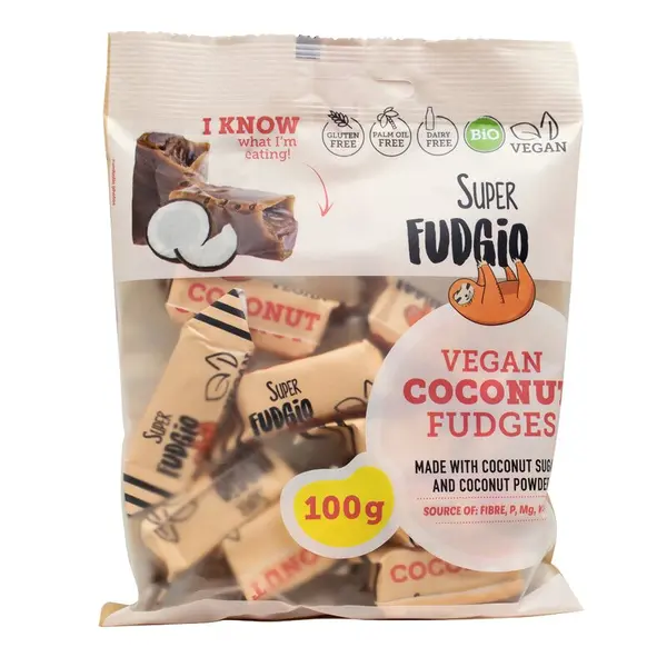 Caramele - aroma cocos bio 100g Super Fudgio