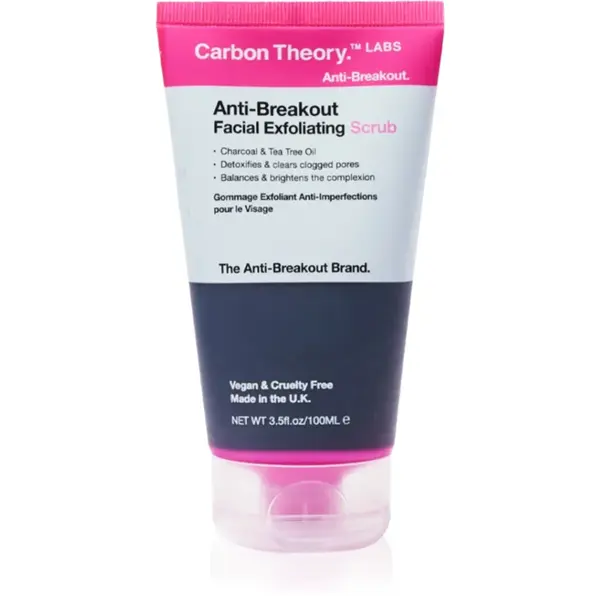 Carbon Theory Anti-Breakout Facial Exfoliating exfoliant facial revigorant pentru ten acneic 100 ml