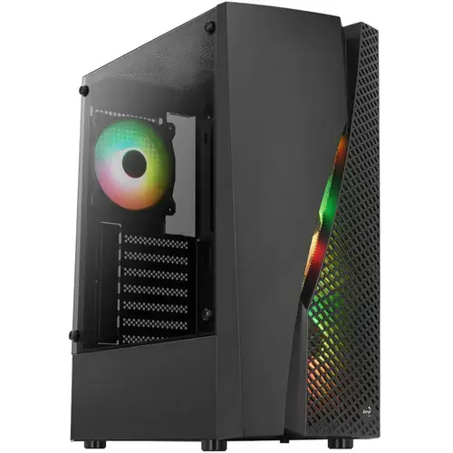 Carcasa AeroCool Wave V3, Middle Tower, Fara sursa (Negru)
