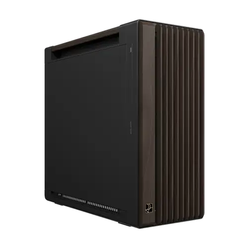 Carcasa ASUS ProArt PA602 Wood Edition Modern Black, Panou Metal, Middle Tower (Negru/Maro)