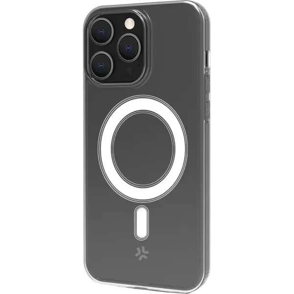 Carcasa Celly iPhone 15 Pro MagCharge, Rezistent la socuri, Transparent