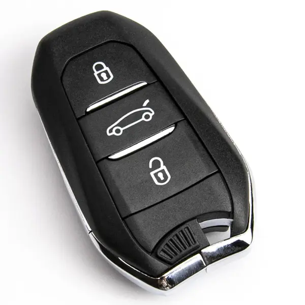 Carcasa cheie auto Techstar 3 butoane compatibila Citroen C2, C3, C4, C5, Berlingo, Jumper, Jumpy, Xsara – lama HU83