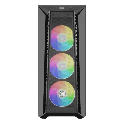 Carcasa CoolerMaster MasterBox 520 Mesh, aRGB, Fara Sursa, Mddile Tower (Negru)