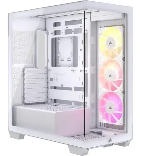 Carcasa Corsair 3500X ARGB, Middle Tower, Tempered glass (Alb)