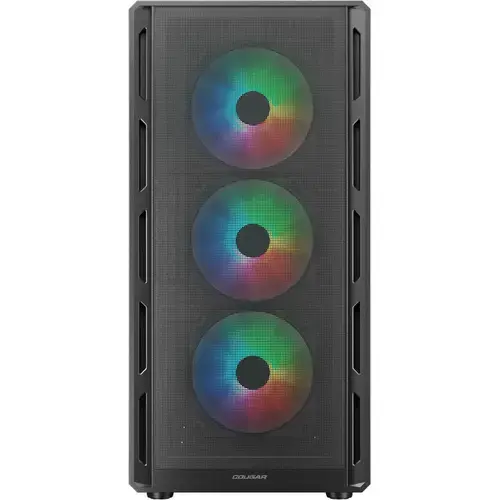 Carcasa Cougar Airface Pure Pro, iluminare RGB, Middle Tower, Fara sursa (Negru)
