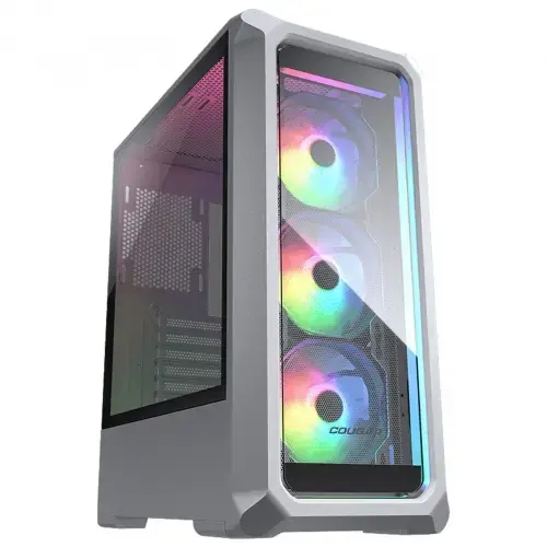 Carcasa Cougar Archon 2 RGB, Fara sursa, Mid Tower, Tempered glass, Alb