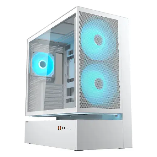 Carcasa COUGAR CFV235, Mid Tower, ARGB, Mesh (Alb)
