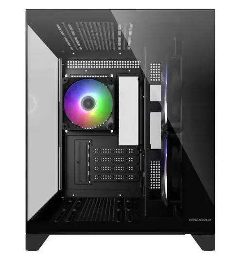 Carcasa Cougar FV150, iluminare aRGB, Mini Tower, Fara sursa (Negru)