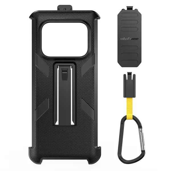 Carcasa de protectie multifunctionala pentru Ulefone Armor 25T cu carabina si clema prindere