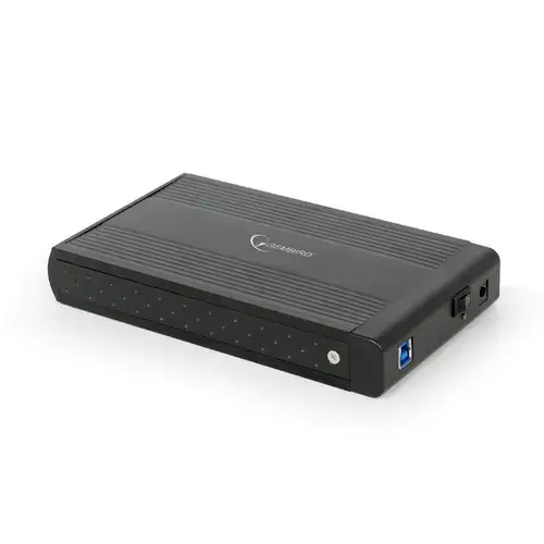 Carcasa de protectie pentru hdd extern Gembird SATA USB 3.0 ,3.5'' (Negru)