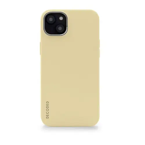 Carcasa Decoded Silicone BackCover MagSafe compatibila cu iPhone 14, Bej