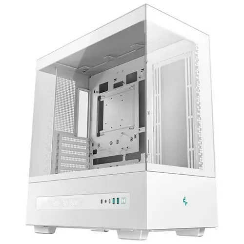 Carcasa Deepcool CH690 DIGITAL, Middle Tower, Tempered glass, Alb