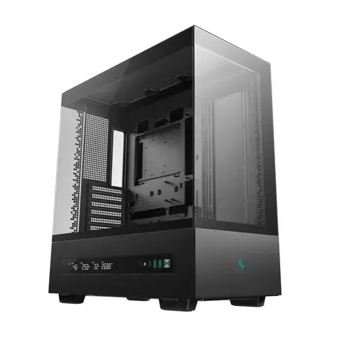 Carcasa Deepcool CH690 DIGITAL, Middle Tower, Tempered glass, Negru