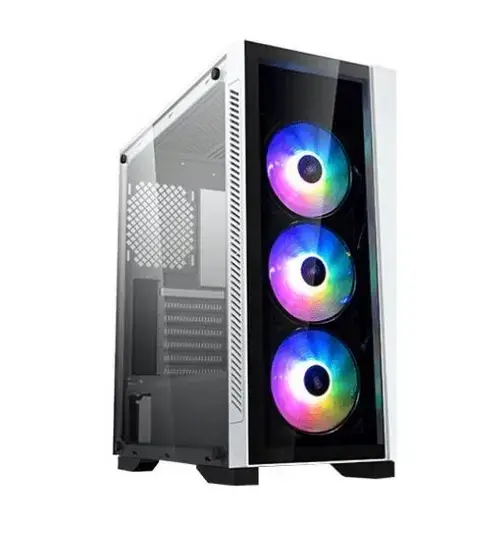 Carcasa Deepcool MATREXX 55 V3, Mid Tower, Tempered Glass (Alb)