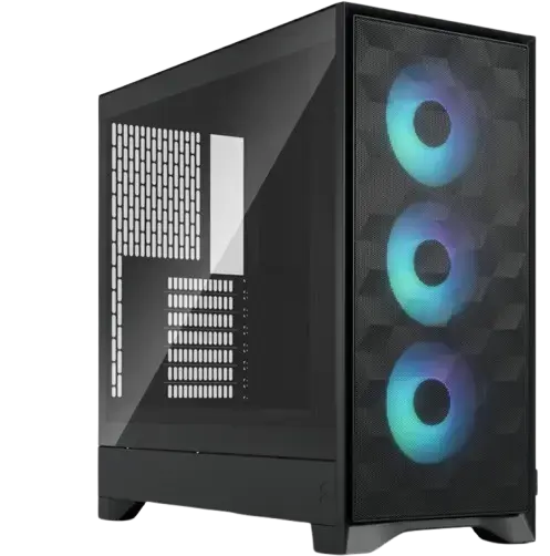 Carcasa Fractal Design Pop 2 Air, iluminare RGB, Middle Tower, Fara sursa (Negru)