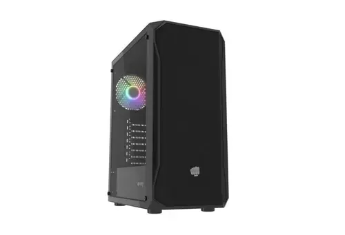 Carcasa Fury Shobo SH4, RGB, tMiddle Tower, fara sursa (Negru)