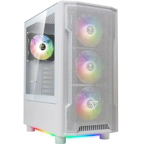 Carcasa Gamdias Athena M6 Lite, tMiddle Tower, ARGB (Alb)
