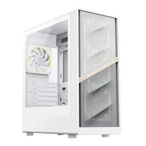 Carcasa Gamemax Aeris 330 Mesh, Mini Tower, Fara sursa (Alb)