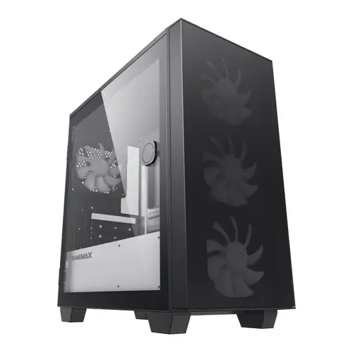 Carcasa Gamemax Aero Mini Eco, Mini Tower (Negru/Alb)
