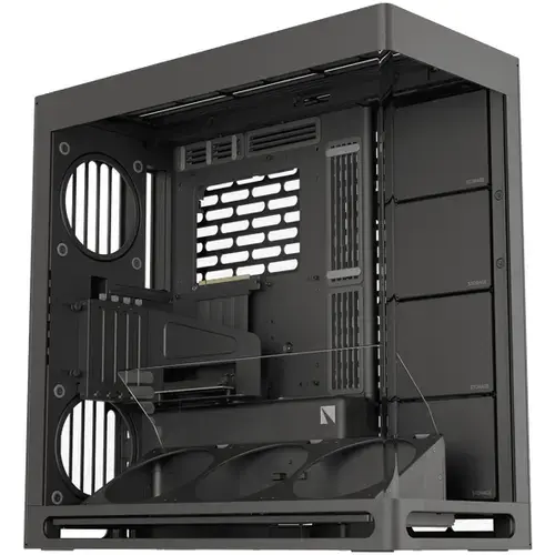 Carcasa HAVN HS 420 VGPU PGW-CH-HVN-008, MiddleTower, E-ATX, Negru