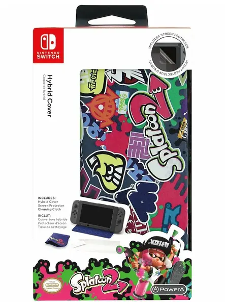 Carcasa Hibrida PowerA Nintendo Switch Splatoon 2