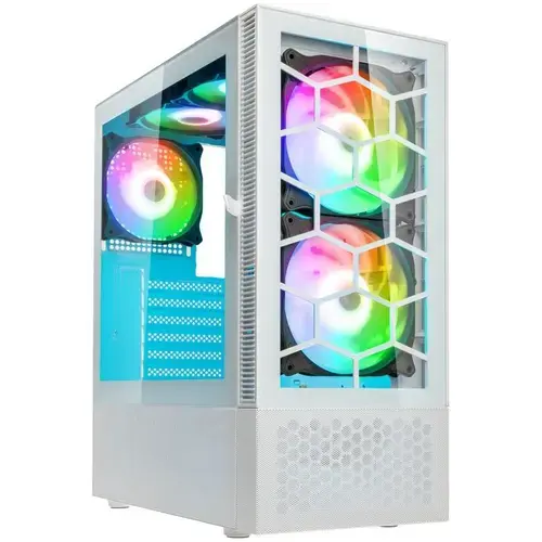 Carcasa Kolink Observatory MX Glass aRGB, Mid-Tower (Alb)
