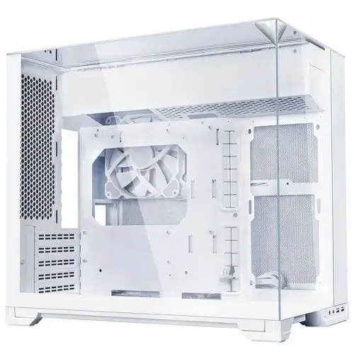 Carcasa Lian Li 011 Vision O11 VISION-M, Mid Tower, Sticla securizata (Alb)