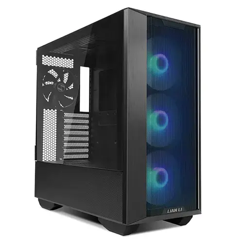 Carcasa Lian Li LANCOOL III RGB, iluminare RGB, Middle Tower, fara sursa, ATX, E-ATX (Negru)