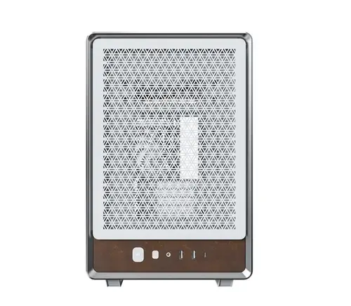 Carcasa Montech Heritage PRO, Fara Sursa, Mini Tower (Alb/Maro)