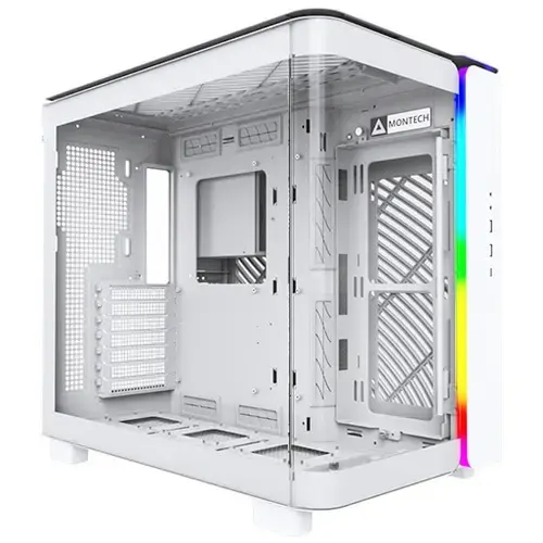 Carcasa Montech KING 95 CAMTKG95WH, Middle Tower, Tempered Glass (Alb)