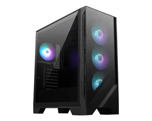 Carcasa MSI MAG FORGE 321R AIRFLOW, Fara sursa, Tempered glass, Middle Tower, Negru