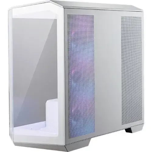 Carcasa MSI MAG PANO M100R PZ, Mini Tower, Fara sursa, mATX, mITX (Alb)