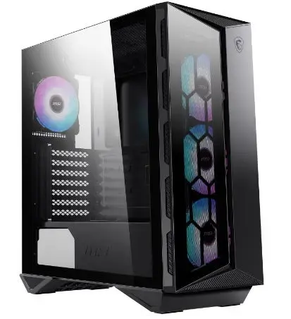 Carcasa MSI MPG GUNGNIR 110R, Middle Tower, Tempered glass (Negru)