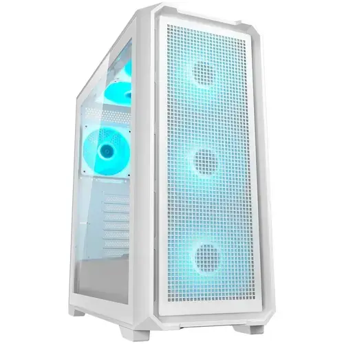 Carcasa PC COUGAR MX600 Air CGR-2SC9W-RGB, MidiTower, E-ATX, USB 3.0, Jack 3.5mm, 7 sloturi expansiune (Alb)