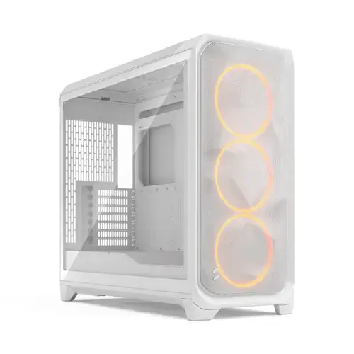 Carcasa PC Fractal Design Meshify 3 XL White RGB TG Clear Tint, Full Tower, tempered glass, Alb
