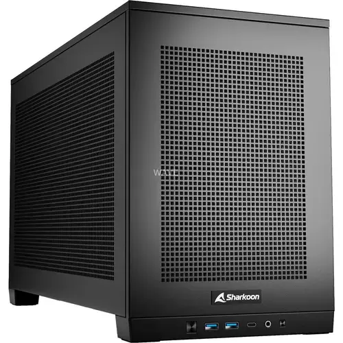 Carcasa PC Rebel C20 ITX RGB, Mini-ITX (Negru)