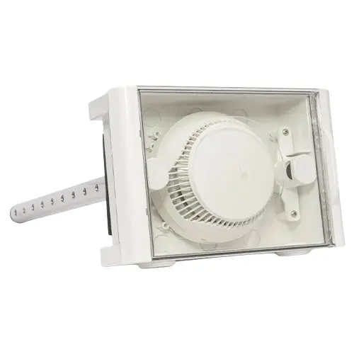 Carcasa pentru detector fum cu tubulatura, compatibila cu SensoIRIS B124 si SensoMAG B24 - TELETEK Duct-Housing
