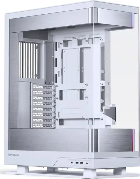 Carcasa Phanteks Evolv X2 DRGB, Midi Tower, E-ATX, Sticla Securizata, USB-A 3.0, 1x USB Type-C (Alb)