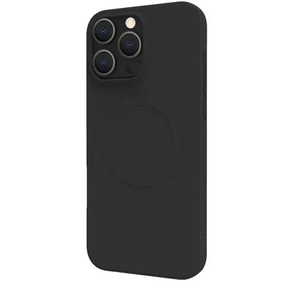 Carcasa protectie Celly Silicon pentru iPhone 16 Pro Max MagSafe, Negru
