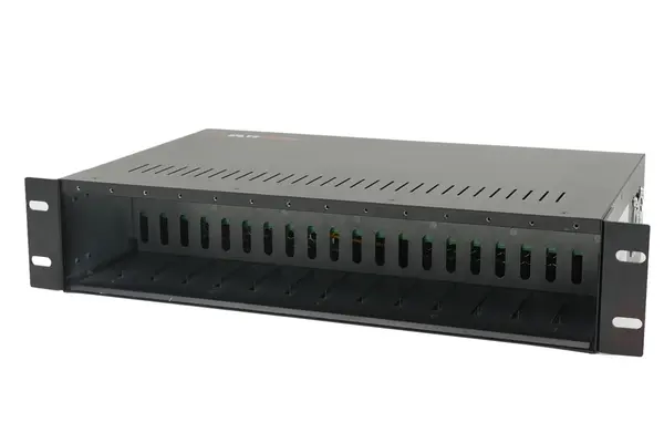 Carcasa rackabila pentru max 14 mediaconvertoare 2U, OM-14