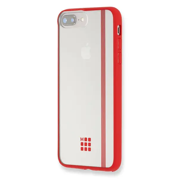 Carcasa rosie Hard Case Iphone 7 Plus Transparent Elastic | Moleskine