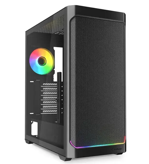 Carcasa Sharkoon AK4W RGB, ATX, fara sursa (Negru)