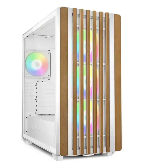Carcasa Sharkoon Rebel C70G, Middle Tower ATX, RGB (Alb/Maro)