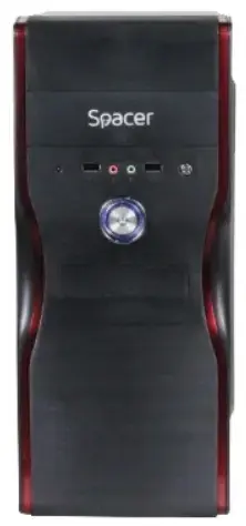 Carcasa Spacer New Mercury 500W (Negru)