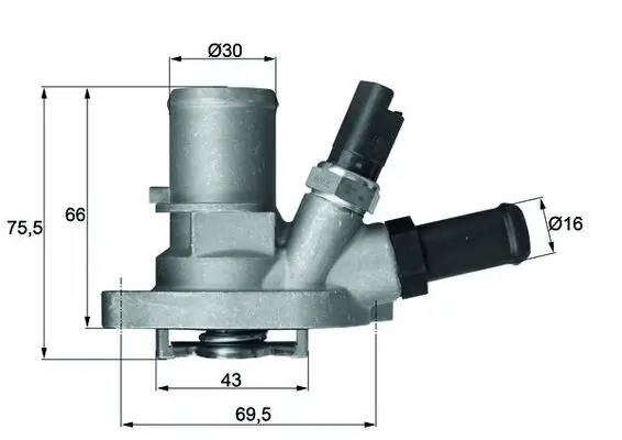 carcasa termostat MAHLE TI 149 88