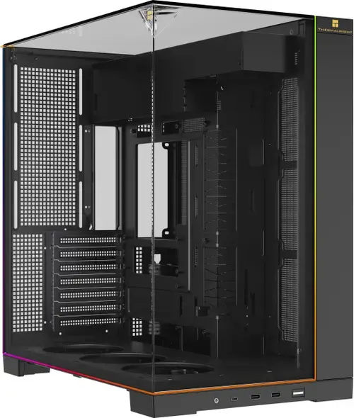 Carcasa Thermalright A70 ARGB, ATX, Vedere ultra-panoramica 270, Sticla securizata (Negru)