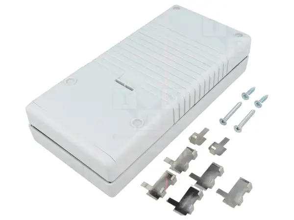 Carcasă: universală X: 93mm Y: 190mm Z: 41mm ABS gri cu răsucire