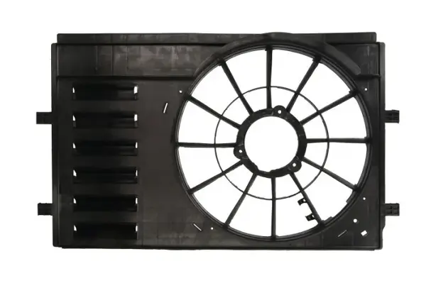 Carcasa ventilator radiator potrivit SEAT IBIZA IV, IBIZA IV SC, IBIZA IV ST; SKODA FABIA II, ROOMSTER; VW POLO V 1.2-1.6LPG 09.06-05.15