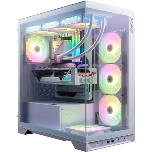 Carcasa XPG Invader X BTF, Middle Tower, tempered glass (Alb)